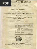 06 Diogo Feijó - Demonstração Da Necessidade de Abolição Do Celibato - Proposição 1