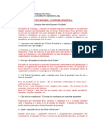 1 - Questionário - Economia Política