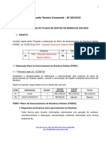 Proposta Técnico Comercial - PGRS