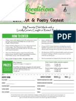 2019 Localicious Art & Poetry Entry Form