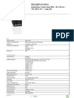 Control temperature relay with 1 NO contact