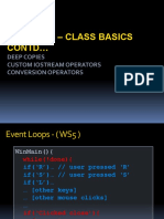 Session 6 - Class Basics Contd : Deep Copies Custom Iostream Operators Conversion Operators