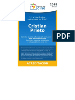 Cristian Prieto: Acreditación