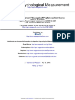 Applied Psychological Measurement: Nonparametric Person-Fit Analysis of Polytomous Item Scores