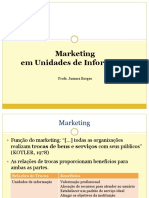 Marketing em Unidades de Informação