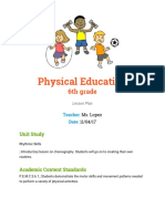 Physical Education: 6th Grade