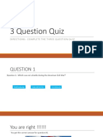 3 question ppt quiz