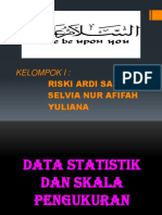 Data Dan Skala Pengukuran