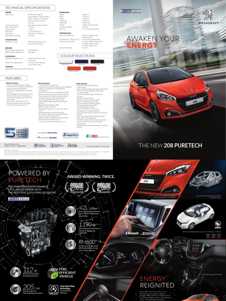 Carnet Entretien Peugeot 208 1 2 Puretech Pdf
