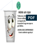 Cartazes Adote Um Copo