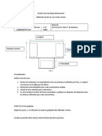 Práctica de Metrología Dimensional Vernier