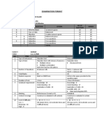PMR Examination Format