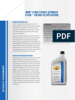 Pennzoil Platinum LV Multivehicle Automatic Transmission Fluid 953 PDF