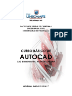 Curso básico de AutoCAD 2D para engenharia