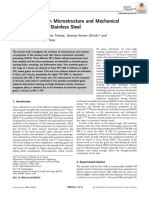 Effect of T MCP On Microstructure and Mechanical