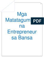 Matatagumpay Na Entrepreneur Sa Pilipinas