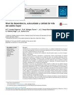 Nivel de Dependencia, Autocuidado y Calidad de Vida Del Adulto Mayor PDF