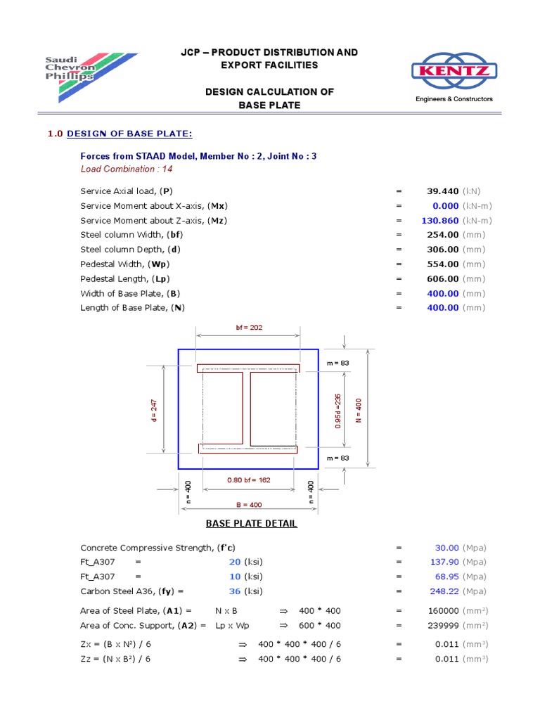 Base Plate and Anchor Bolt Design Guide | PDF | Nature