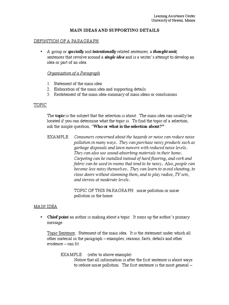 Main Ideas and Supporting PDF | PDF | Cheque | Credit Card
