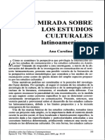 Una mirada sobre los estudios culturales latinoamericanos
