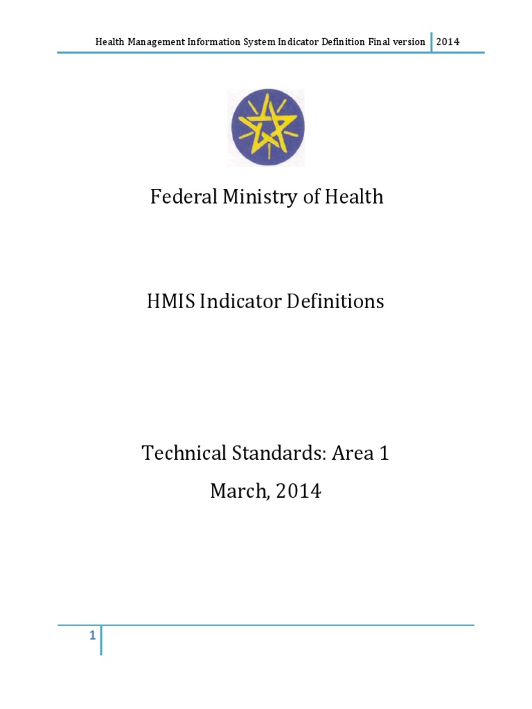 HMIS Indicator Definitions Final Version 2006 E.C PDF Tuberculosis