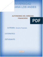 Derecho Financiero Autonomia D.F.