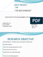 Market Research Project ON