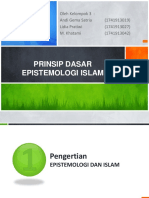 Msi - Kel 3 - Prinsip Dasar Epistemologi Islam