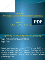 Operating Systems & Systems Programming: CSE - 3201 / CSE - 2205