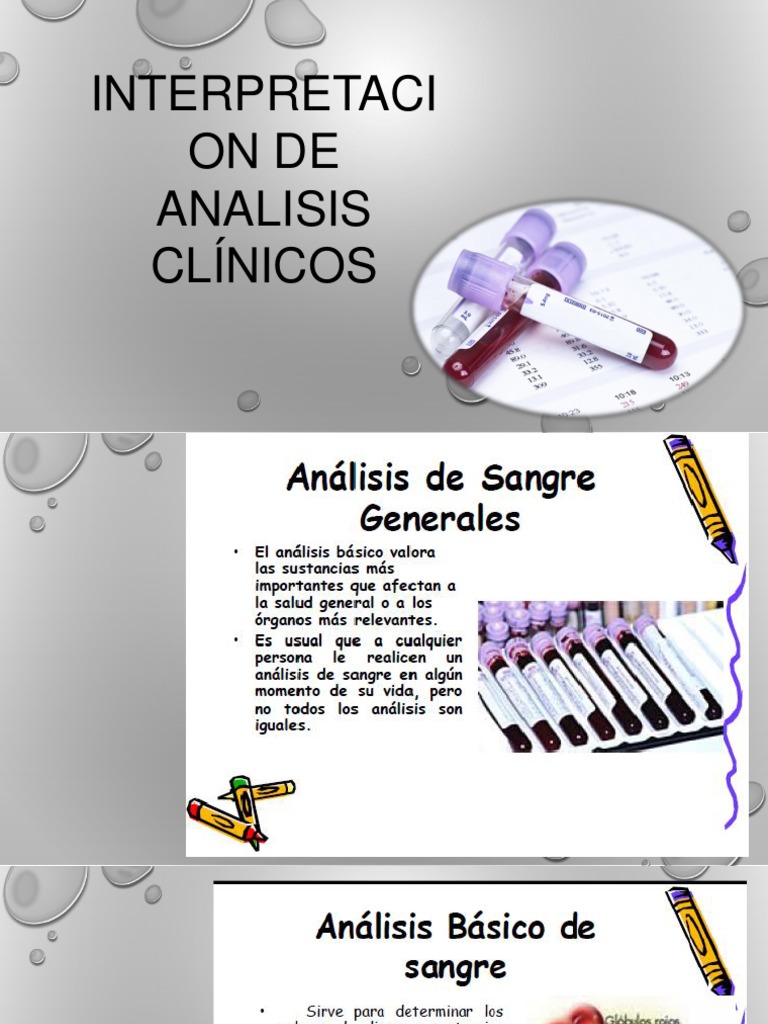 Análisis Clínicos: Interpretación Esencial | PDF
