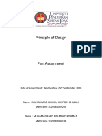 Principle of Design: Date of Assignment: Wednesday, 26 September 2018