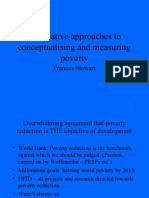 Alternative Approaches To Conceptualising and Measuring Poverty