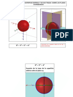Trazas de La Superficie Esférica