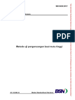 Sni-84582017 Metode Uji Pengencangan Baut Mutu Tinggi