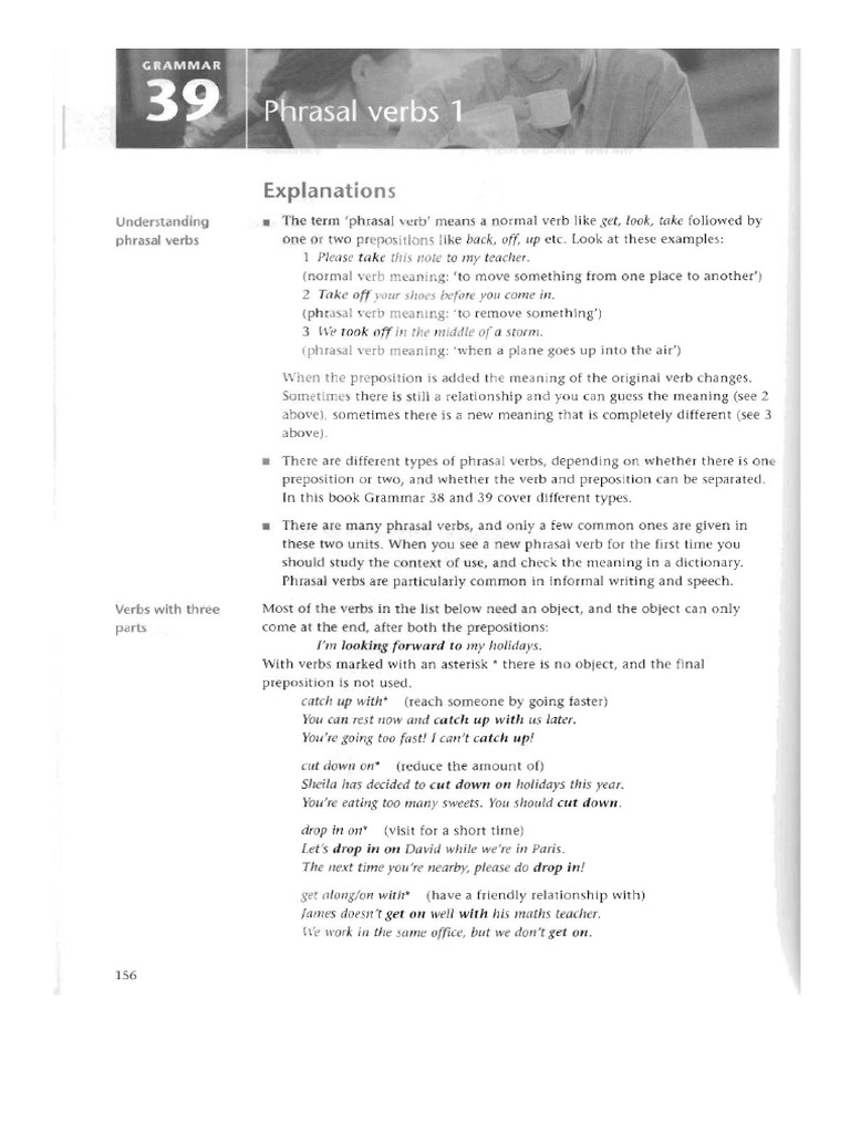 FCE Phrasal Verbs | PDF