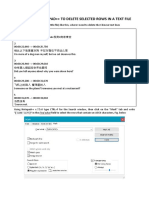 HOWTO USE NOTEPAD++ To Delete Selected Rows in Text File