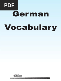 German Vocab