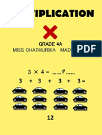 Multiplication: Miss Chathurika Madushani