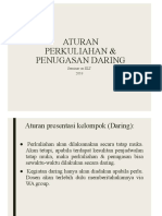 Aturan & Jadwal Perkuliahan Daring Seminar ELT 2018