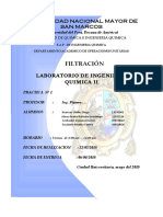 Informe de Filtracion- Filtro Prensa 2018-i