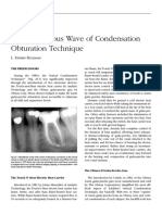 Endodontics Technique for Filling Root Canals