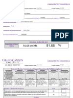 Clinical Practice Evaluation 2 - Single Placement Approved