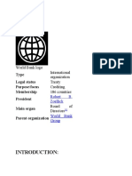 World Bank World Bank: World Bank Logo International Organization Treaty Crediting 186 Countries