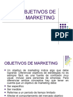 Objetivos y Estrategias de Marketing