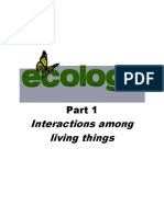 Interactions Among Living Things