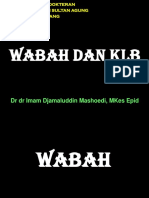 Wabah Dan KLB: DR DR Imam Djamaluddin Mashoedi, Mkes Epid