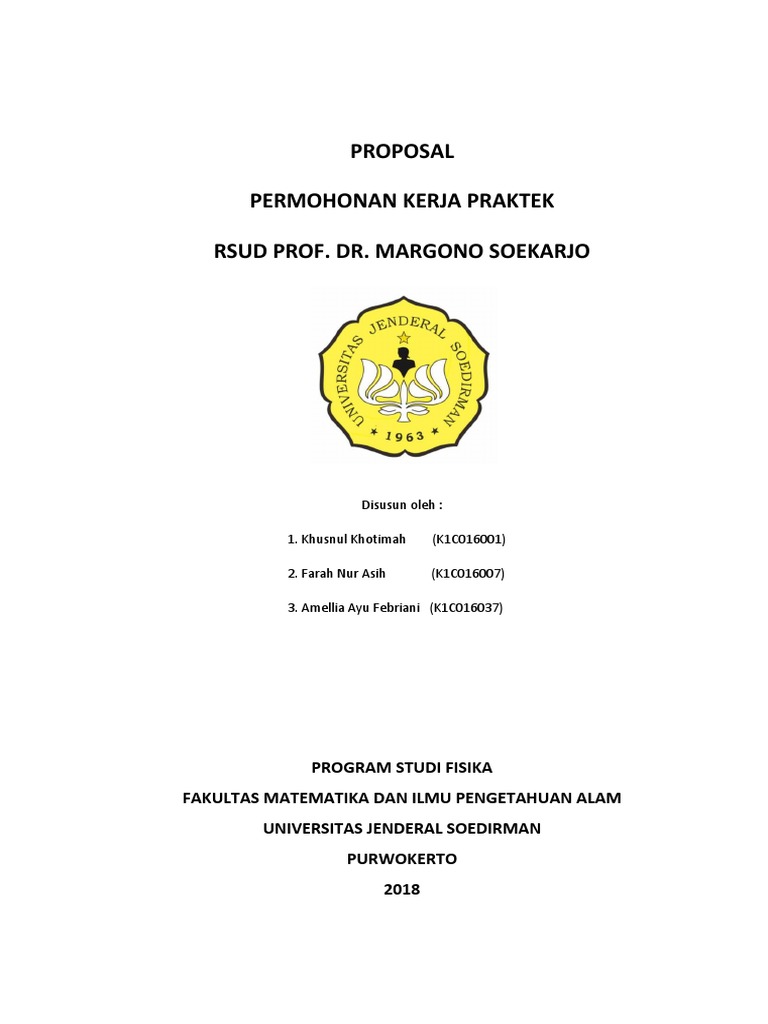 Proposal Kerja Praktek | PDF