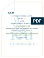 Actividad de Aprendizaje 1. Fases de Consultoría para El Desarrollo en Un Software