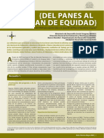 Del Panes Al Plan de Equidad