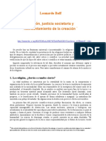 Religión, justicia y reencantamiento